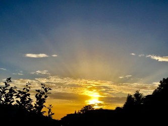 Il tramonto Conflentese: un istante di pura poesia