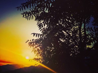 Un tramonto, un desiderio, una speranza