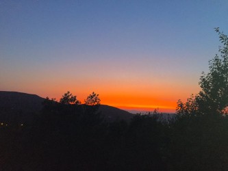 Un tramonto, un desiderio, una speranza