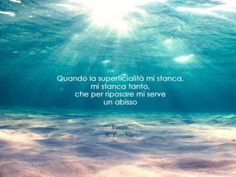 Spunti di riflessione: mi serve un abisso