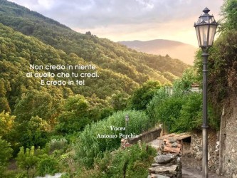 Spunti di riflessione: non credo in niente...e credo in te