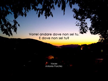 Spunti di riflessione: vorrei andare dove non sei tu