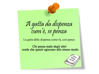 Cumu dicianu na vota: "A gatta da dispensa..."