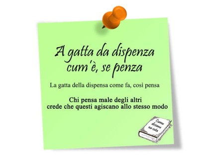 Cumu dicianu na vota: "A gatta da dispensa..."